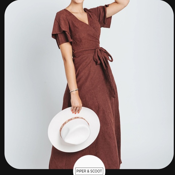 Piper & Scoot Dresses & Skirts - Alred Wrap Dress in Plum